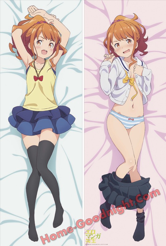 New Anime Eromanga Sensei Jinno Megumi Dakimakura Bed Hugging Body Pillow Case Pillow